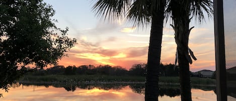 Sunset view from the pool deck from a gracious Canadian guest Robert ~July 2019