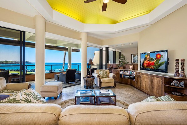 Living room view.