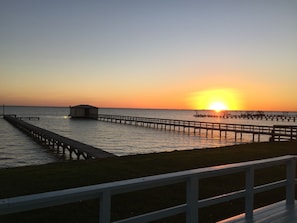 Ahhh... it's gorgeous!  Front row sunset seats on San Antonio Bay