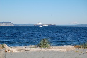 Front door view to Admiralty Inlet Shipping Lane, Mt. Baker, Whidbey Island