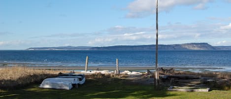 Front Door View at Low Tide - looking at Double Bluff - Whidbey Island