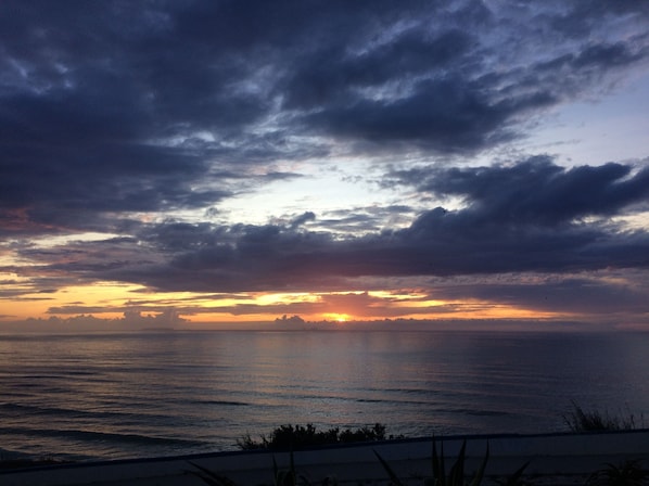 SUNSET FROM THE BALCONY