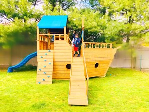 Pirate Ship - Playground with slide 