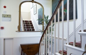 Large staircase to upper floors