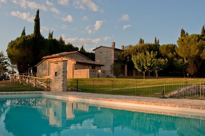 Spacious villa with swimming pool in stunning scenery and picturesque villages