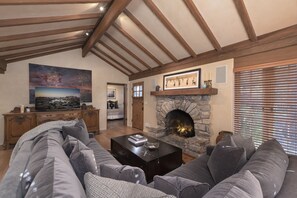 Living Room with Gas Fireplace