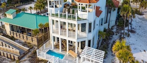 Aerial of Back Decks