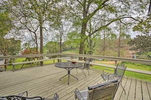 Furnished Deck | Outdoor Dining | Water Views