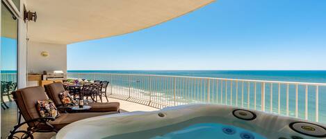 Turquoise Place 1505D Balcony - Awesome views from the Jacuzzi!!