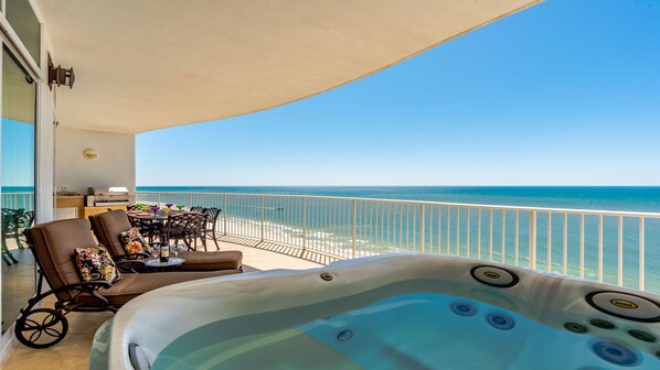 Turquoise Place 1505D Balcony - Awesome views from the Jacuzzi!!