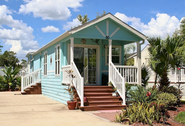 Exterior of cottage
