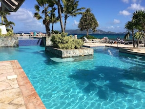 TWO POOLS WITH AMAZING VIEWS TO ST JHON BAY