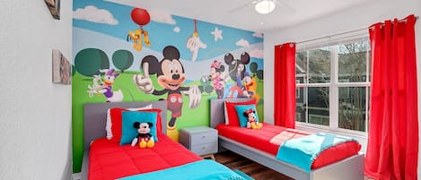 Mickey two twin beds room