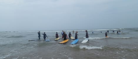 Cours de surf au Veillon