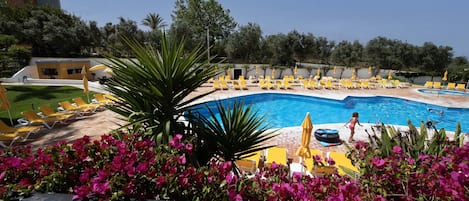 Alto Club Main swimming pool area with  children's pool and play area