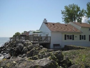 Lakefront with direct access to Lake Erie.