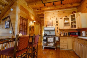 Antique over/stove converted to gas