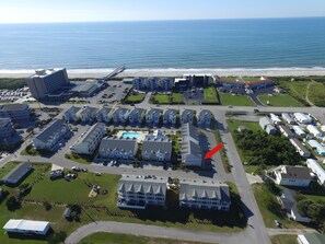 Right across the street from the ocean
