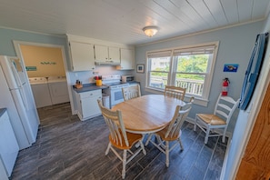 Fully stocked kitchen with everything you need to cook a delicious meal.