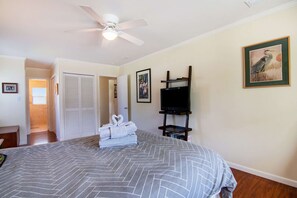 bedroom with TV