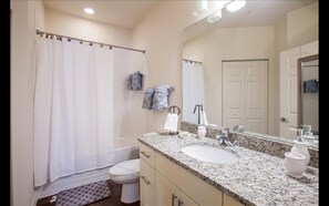First floor insuite full bathroom