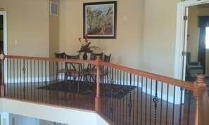 Sitting area between two upstairs bedrooms.