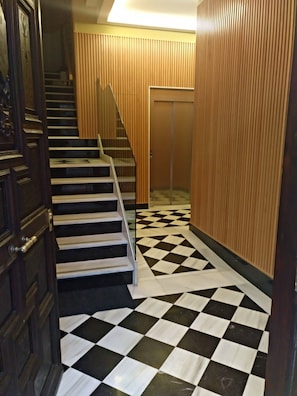 Interior entrance