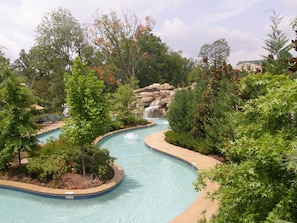 The Lazy River is Included in the Amenities Open Seasonally