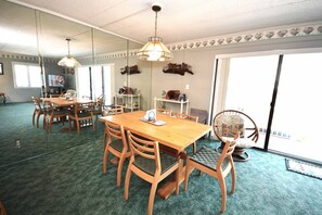 Dining Area with Ocean Block View