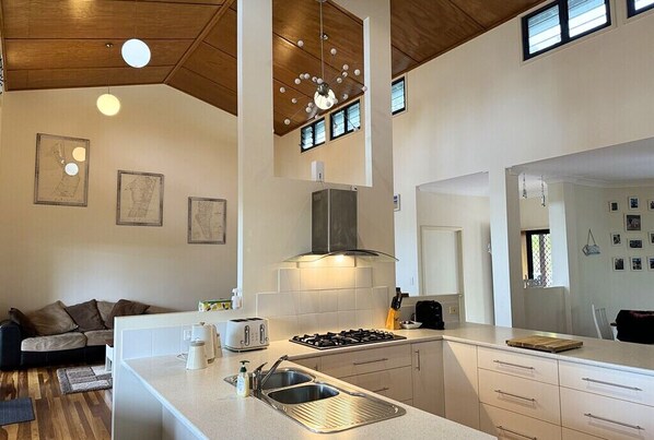 Open plan living kitchen