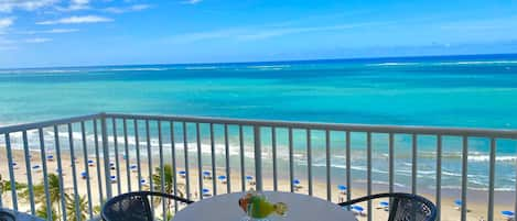 Amazing ocean views from balcony