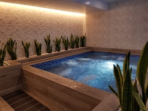 Bubbelpool inomhus