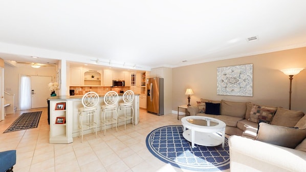 Living and Kitchen Areas