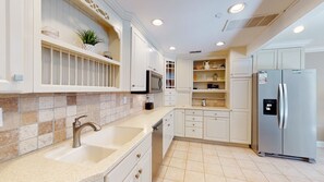 Kitchen with Stainless Steel Appliances