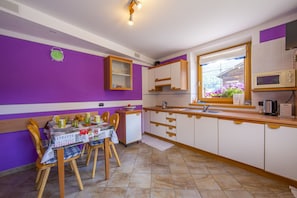 Kitchen and dining area