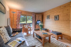 Living room with balcony access