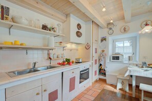 Kitchen and dining area