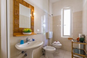 Side view of the bathroom on first floor
