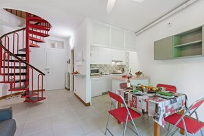 Kitchen and dining area