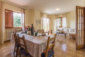 Living room with sitting and dining area