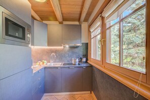 Kitchen and dining area