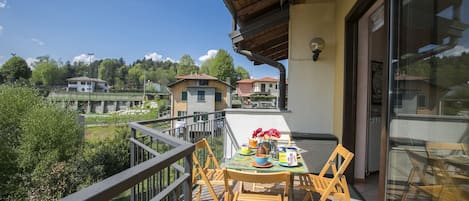 Ampia veduta panoramica dalla terrazza