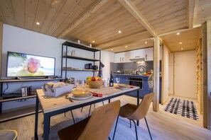 Open plan modern duplex