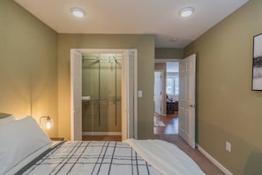 One of the Queen Sized Bedrooms with Full Closet