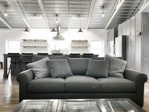 Looking into the kitchen area. A great open concept space. 