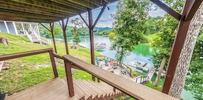 Fireplace dock view