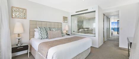 Master bedroom with 1 King bed and ensuite