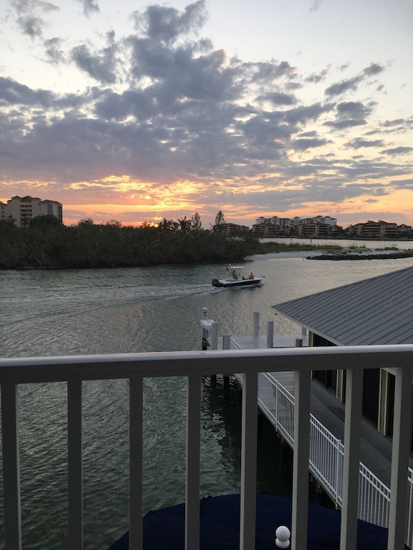 Best sunsets from the balcony, come watch the dolphins play right outside!