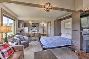 Studio | Queen Sleeper Sofa | Queen Murphy Bed | Central Heat