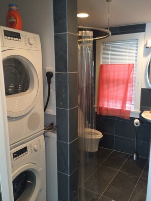 Newly renovated BR with Bosch W/D